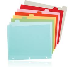 فواصل(file dividers)