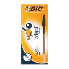 قلم حبر جاف كرستال(Bic Crystal)