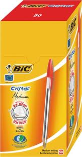 قلم حبر جاف كرستال(Bic Crystal)