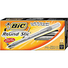 قلم جاف بدون جلدة(Round Stic)