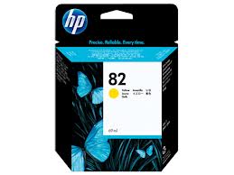 HP OriginalC4913A- No82 Yellow حبر طابعة