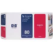 hp Original C4847A - HP 80 magenta حبر طابعة 