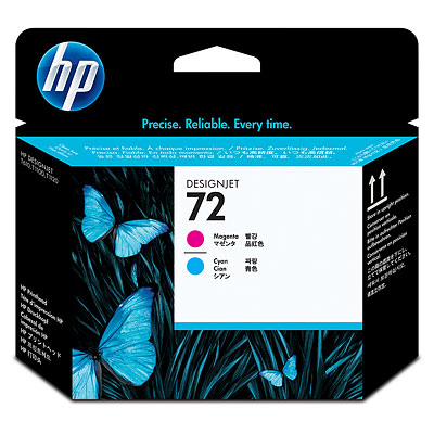 HP Printhead  HP C9383A- 72راس حبر احمر و ازرق