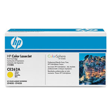 حبر طابعة اصلي HP laser Original CE262A yellow 
